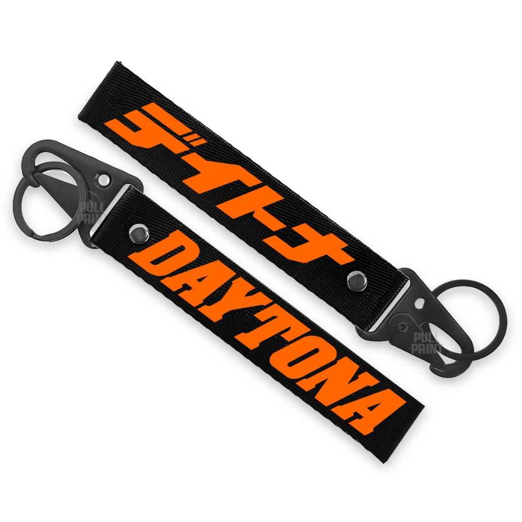Daytona Webbing Keychain Gantungan kunci Motor unik dan multifungsi bahan nylon premium banyak pilih
