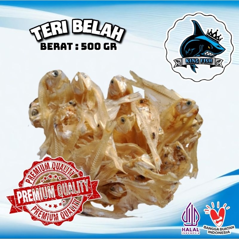 

500GR IKAN KERING TAWAR TERI BELAH MURAH BERKUALITAS