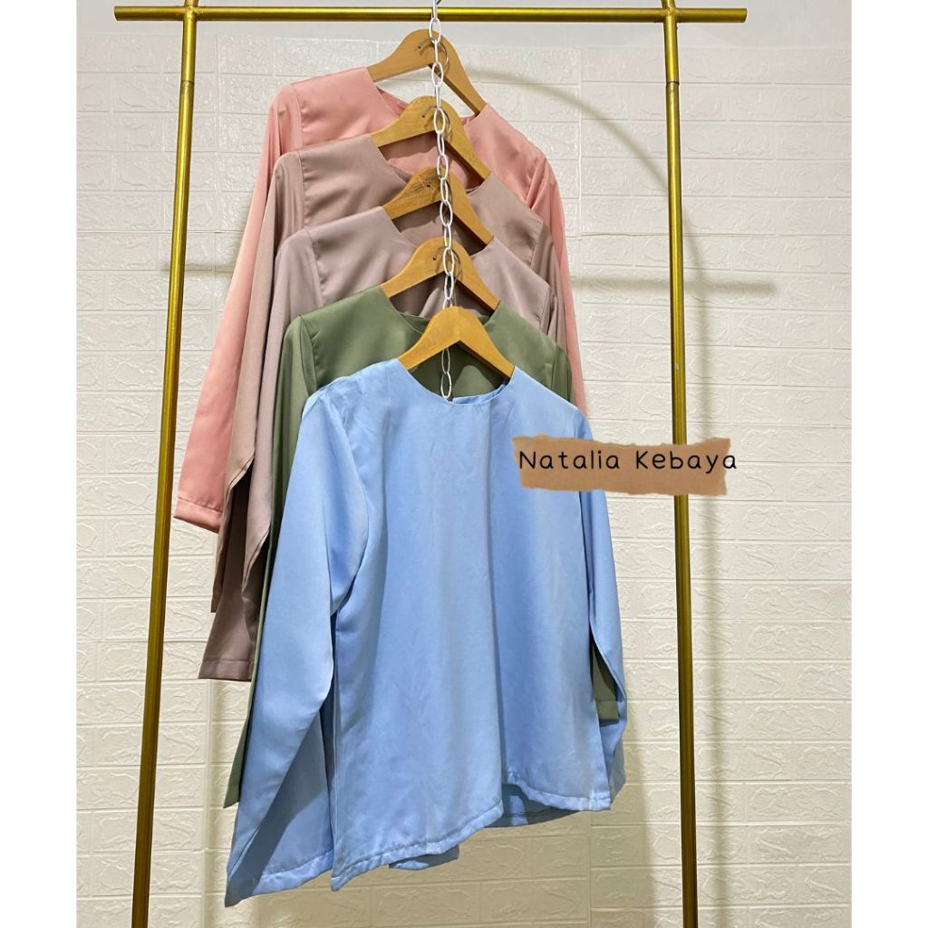 Natalia Kebaya - Inner Satin Lengan Panjang - Maset Dalaman Kebaya