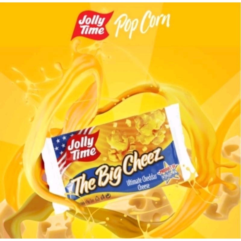 

Popcorn Jolly Time The Big Cheez (rasa Keju Kuning)