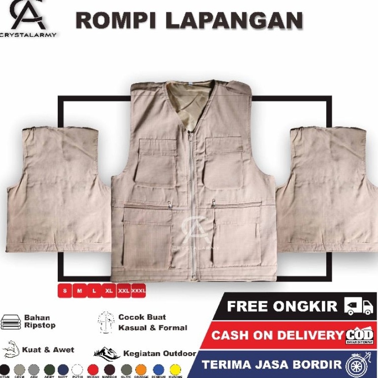 Lariz id1x1Wl Rompi TacticalRompi KingRompi Multifungsi Rompi LapanganRompi KerjaRompi CargoRompi La