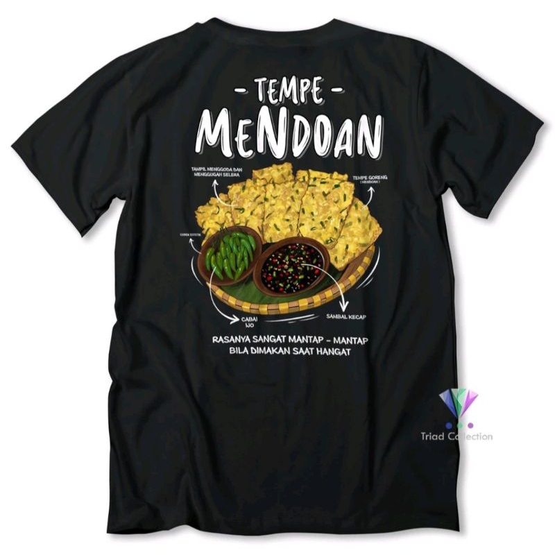 KAOS TUKANG TEMPE MENDOAN INDONESIA
