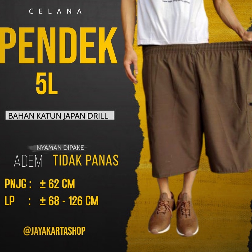 Paket Terbaik  Celana Pendek Wanita Pria Kolor Wanita Celana Wanita Jumbo Big Size Pants Katun 5L PO