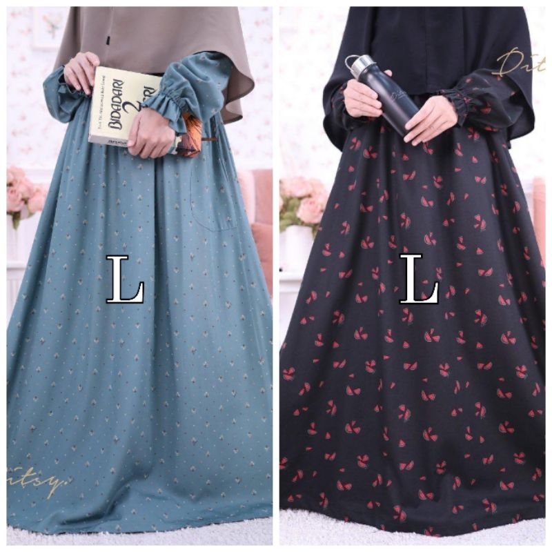 Ditsy Januari 2024Gamis Nightgown Nimra Bitikh