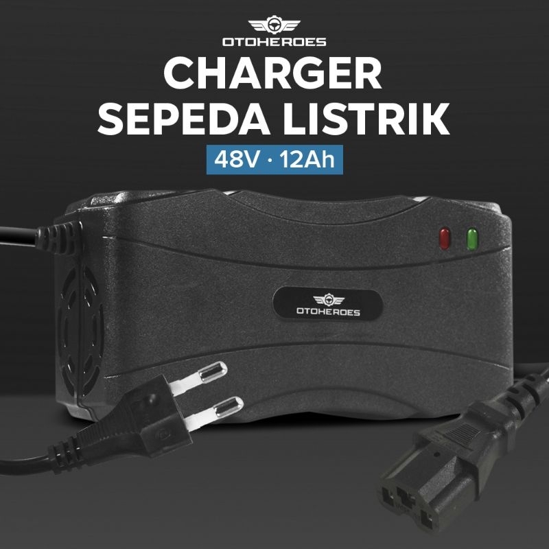 Charger Aki Sepeda Listrik Casan Aki Sepeda Listrik 48V 12Ah