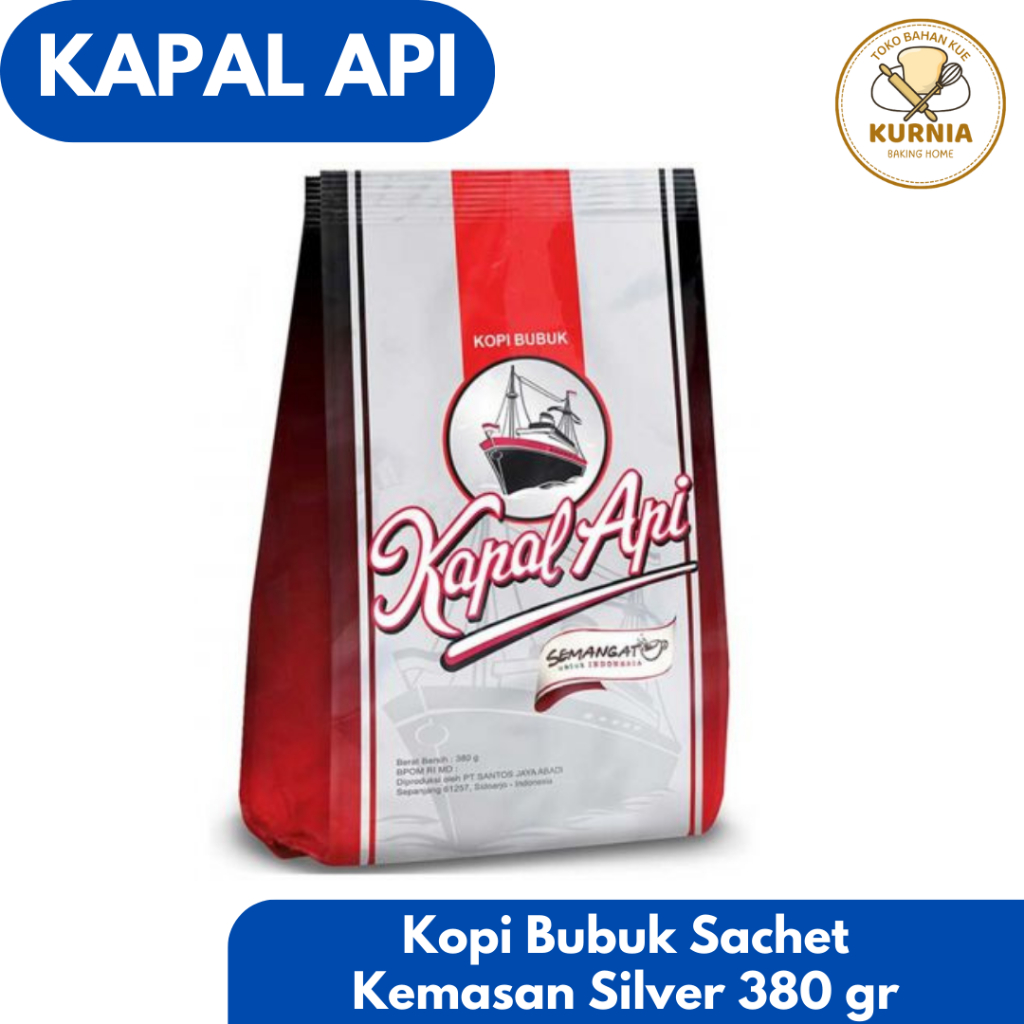 

KAPAL API KEMASAN 380 gr KEMASAN SILVER