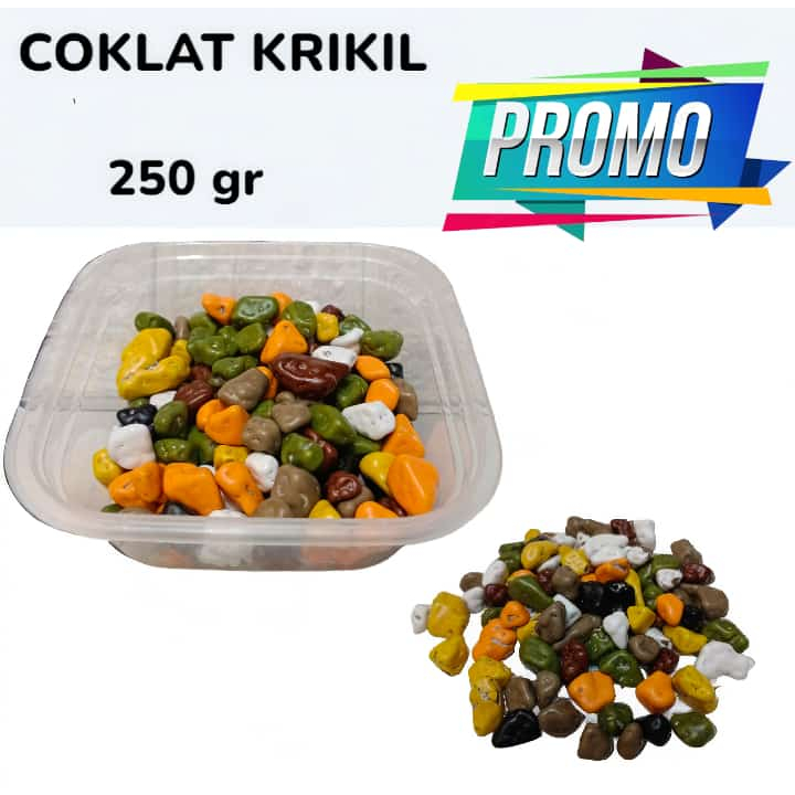 

Coklat Krikil/Batu Kerikil turky 250 grm