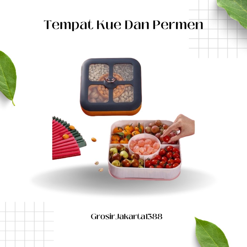 Toples Kotak Kue Lebaran Toples Plastik / Toples Kue Lebaran Toples Kue Kering / Toples Kue Kering E