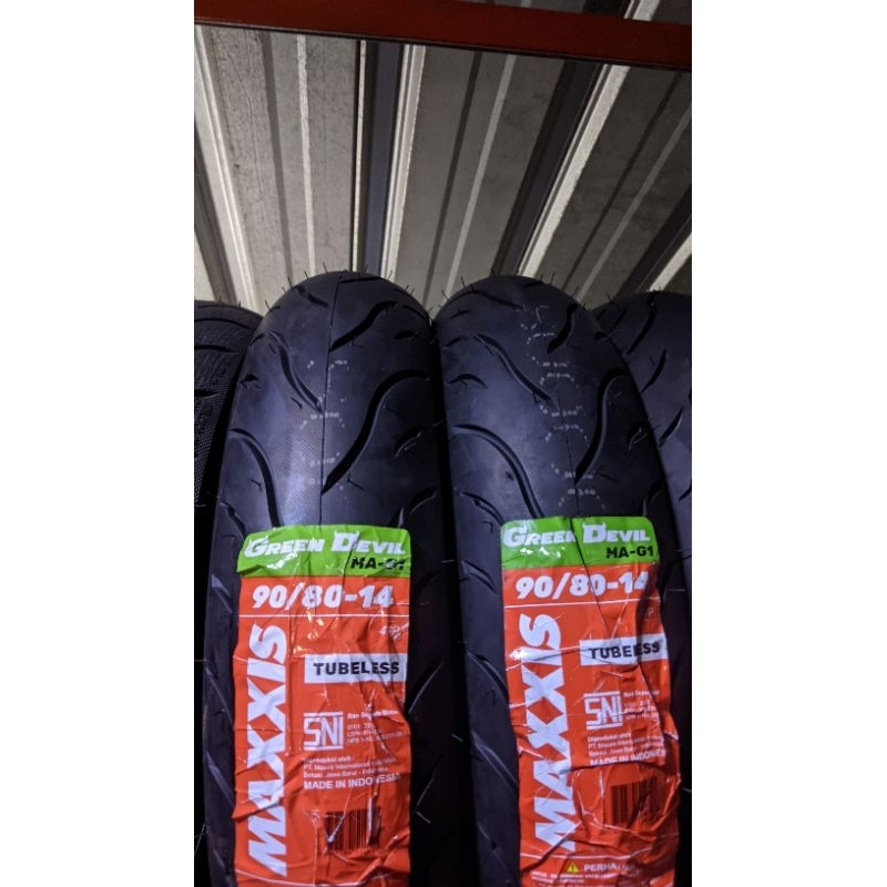 BAN 90/80-14 MAXXIS GREEN DEVIL