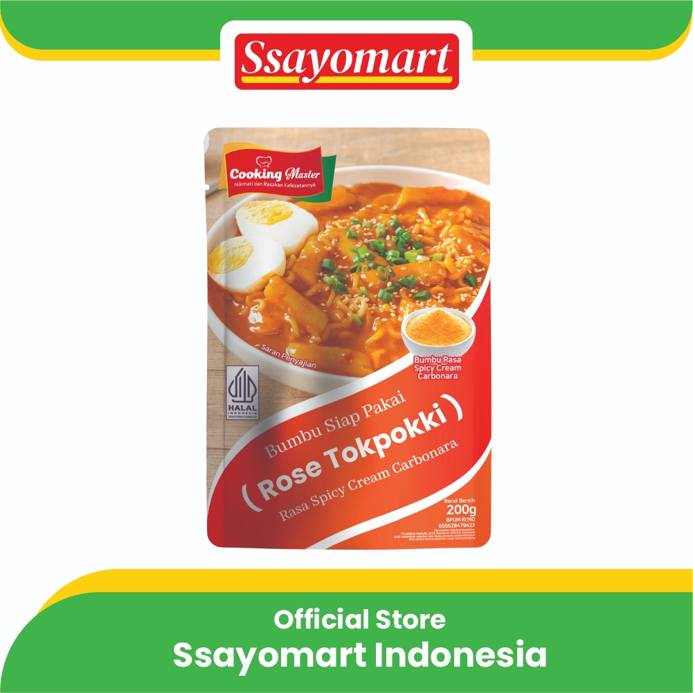 

Bubuk Saus Tokpokki \ Rose Tteokbokki \ Spicy Cream Carbonara Tteokbokki 200G