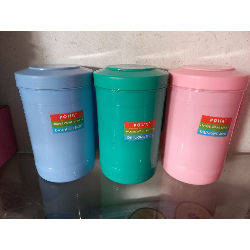 Gelas Tutup/Mug/Gelas Plastik Jumbo