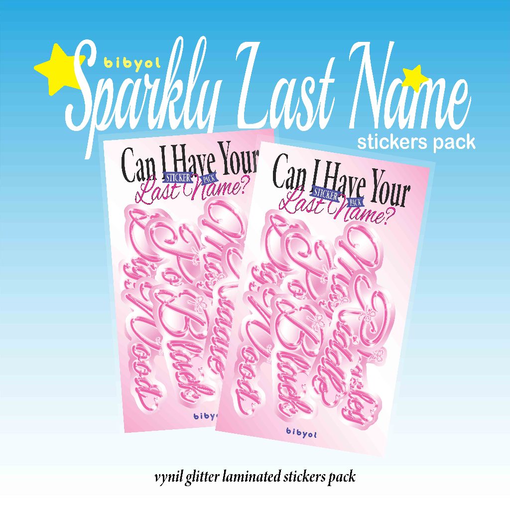 

RK Harry Potter Surname Sticker Pack 3D Fanmerch Fankit Harry Potter unofficial by bibyol