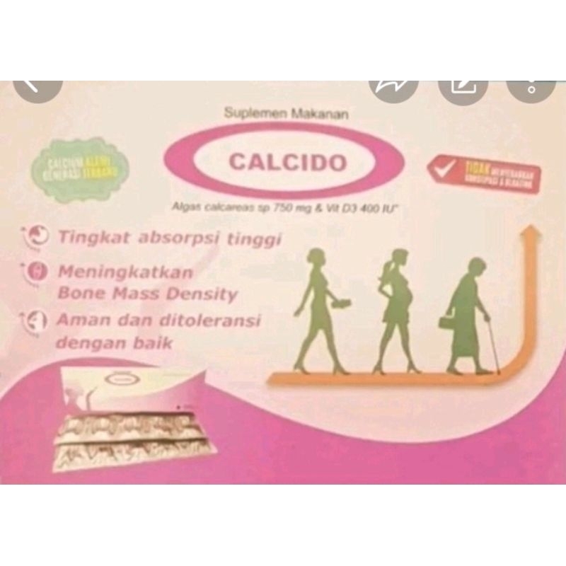 CALCIDO OBAT HERBAL UNTUK OSTEOPOROSIS DAN KALSIUM YANG AMAN UNTUK IBU HAMIL DAN MENYUSUI