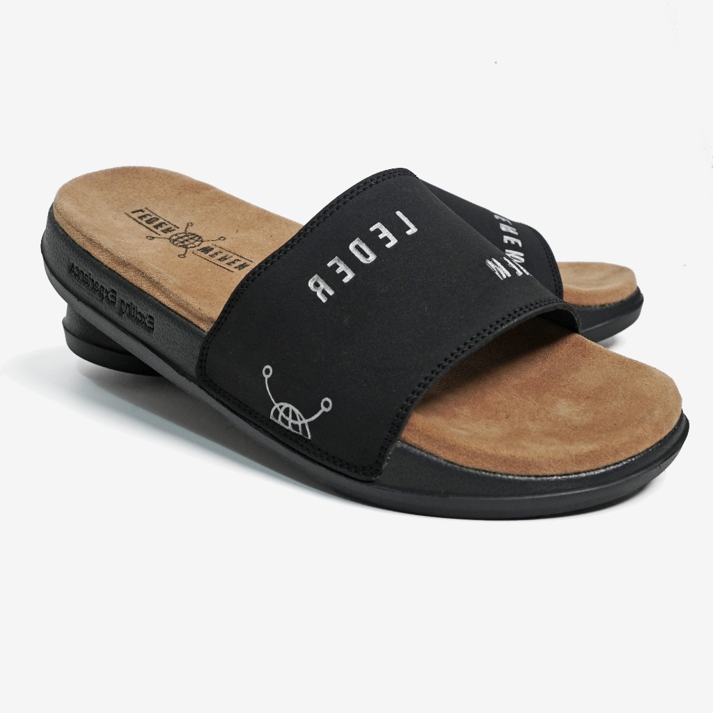 	 Lederweren Leder Slipper Arcana Sandal Unisex Kasual	