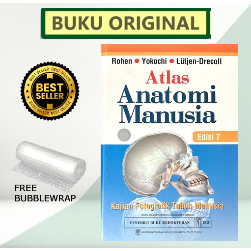 ATLAS BERWARNA ANATOMI MANUSIA EDISI 7 ORIGINAL - ROHEN YOKOCHI