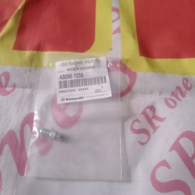 nepel pembuangan angin kaliper KLX ninja 250 Kaze 43056-1056 original kawasaki