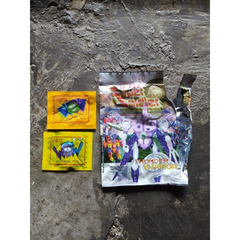 MAINAN ANAK JADUL HADIAH DARI PERMEN LOTTE