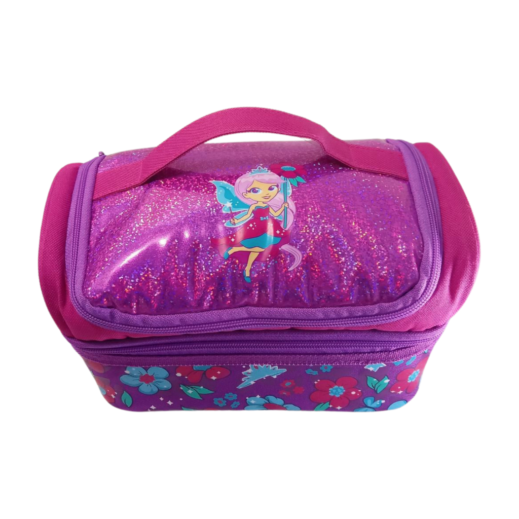 My Style TM 2367 Fairy Princess Double Decker Lunch Bag (Metal Finish Material) Tas Tempat Makanan
