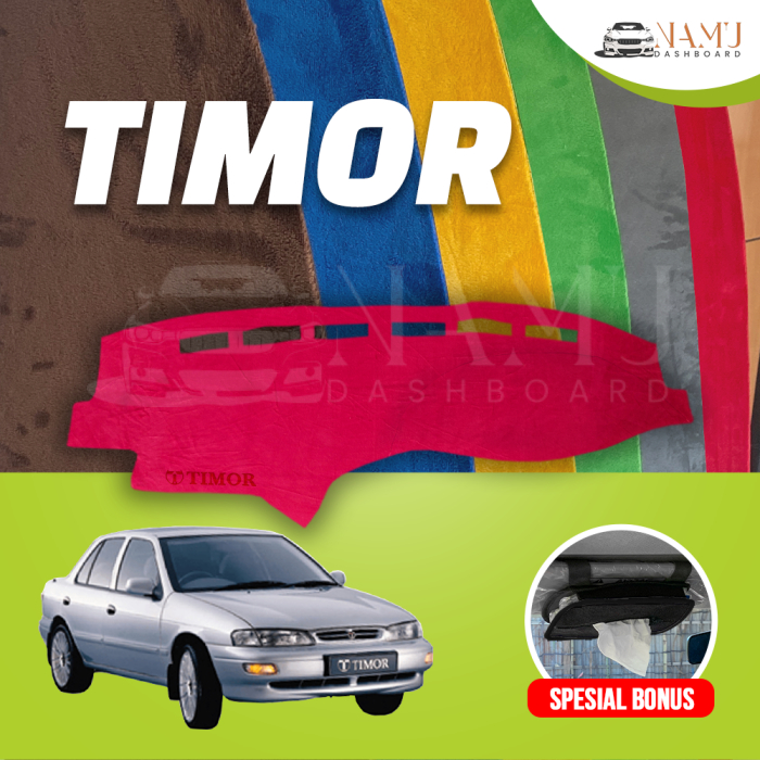 ALAS BULU DASHBOARD MOBIL TIMOR - COVER KARPET PELINDUNG DASBOR