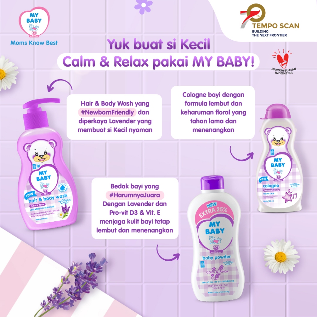 MY BABY Cologne Calming Lullaby [100 ml / 2 pcs]