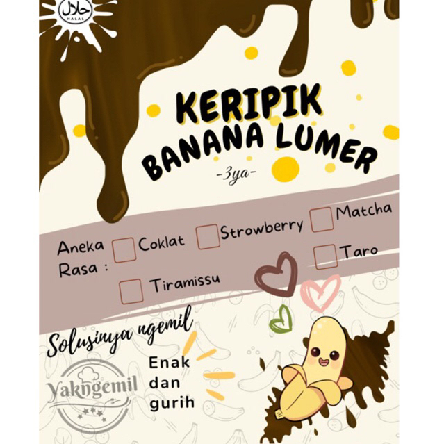 

KRIPIK PISANG LUMER kemasan mini