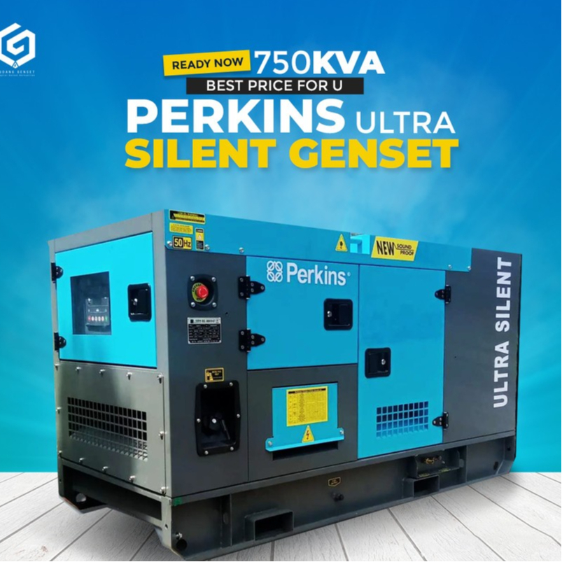 Genset Silent | 750 KVA | Genset Diesel Perkins Ultra Silent