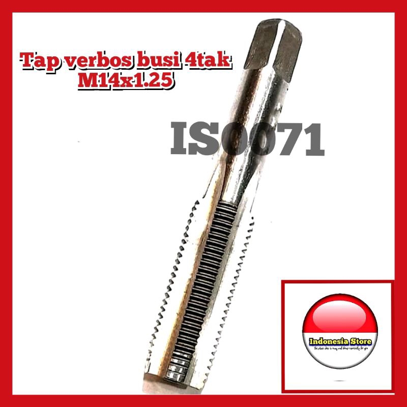 hand tap m14x1.25 tap verbos busi motor bebek n metik