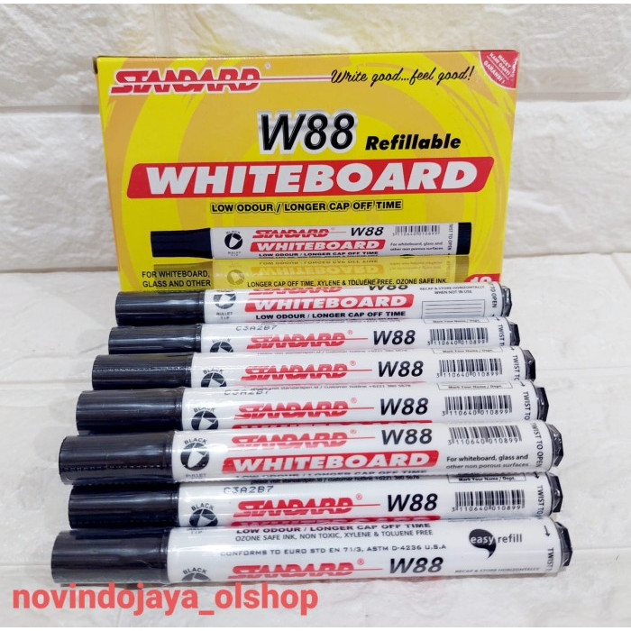 

Standard Spidol Whiteboard W88 Black / Blue / Red