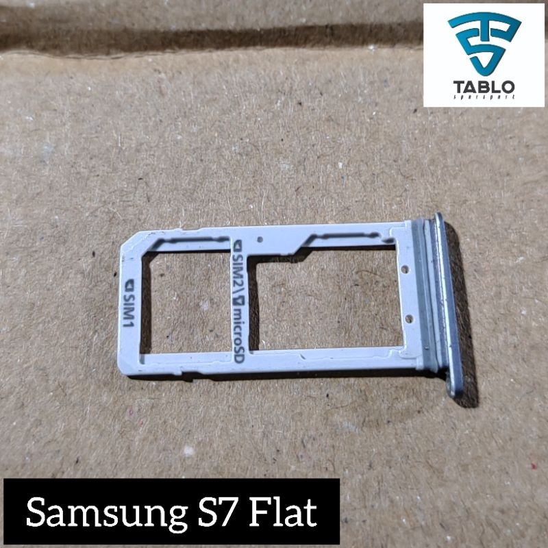 Simtray tempat SIM  Samsung S7 flat original Copotan hp