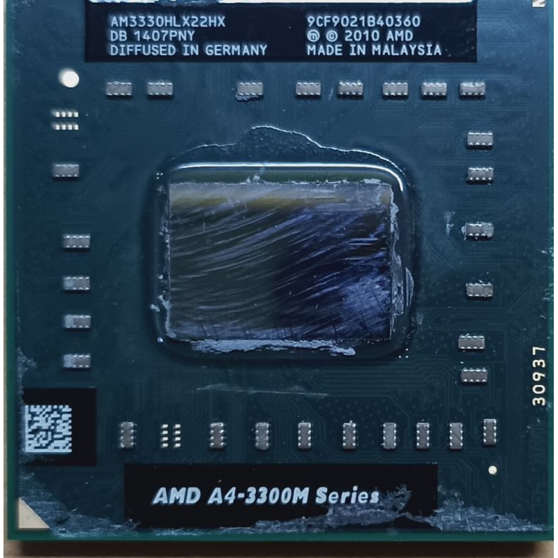 Processor AMD A4-3300M Series