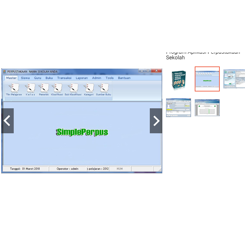 Program Aplikasi Perpustakaan Sekolah
