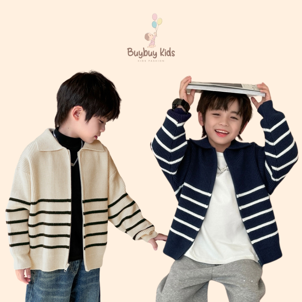 CARDIGAN KNIT RAJUT ANAK PREMIUM - JUN HO CARDIGAN  - Cardigan Anak Premium Cardigan Anak Cardigan A