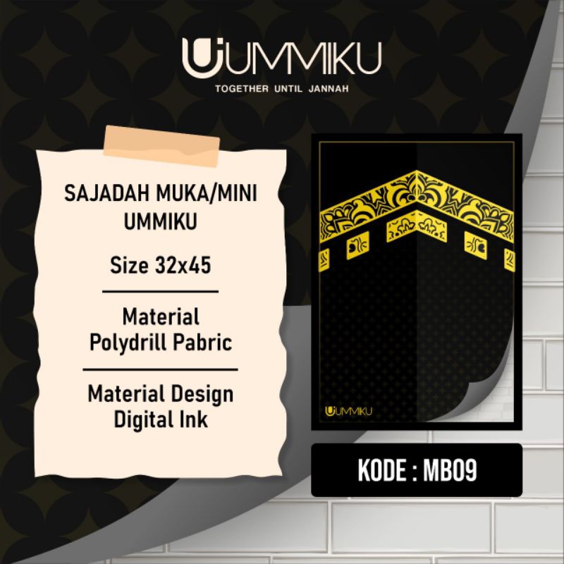 Sajadah Travelling Mini/ Sajadah Sujud / Sajadah Muka /Sajadah Praktis/ Sajadah Saku/ SERI BASIC Saj