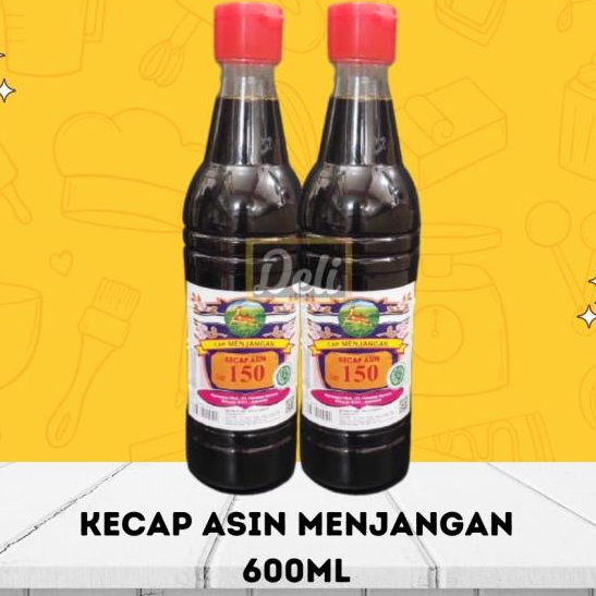 

((((()paling dicari] Kecap Asin Cap Menjangan No.150 600ml/Kecap Asin Menjangan 600ml