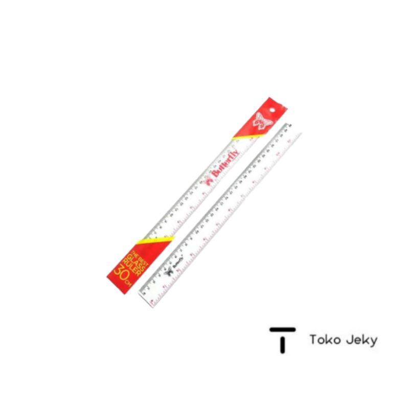

Penggaris / Ruler Butterfly 30 cm