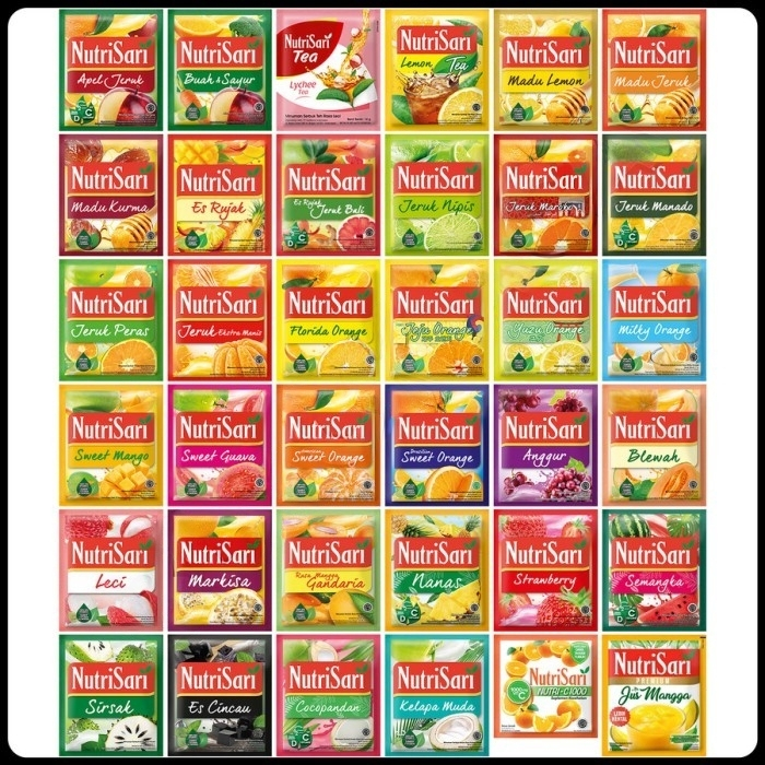 

Nutrisari all varian renceng isi 10