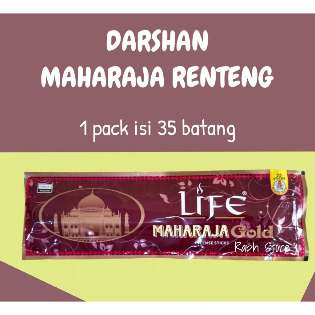 Dupa Hio Maharaja Gold Plastik Renteng isi 35 batang By Darshan
