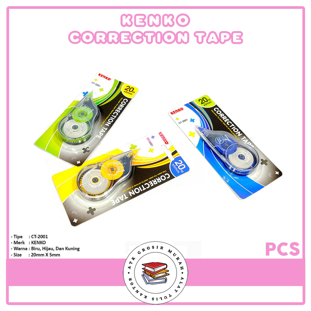 

KENKO - Tipe X Correction Tape CT-2001 - Pcs