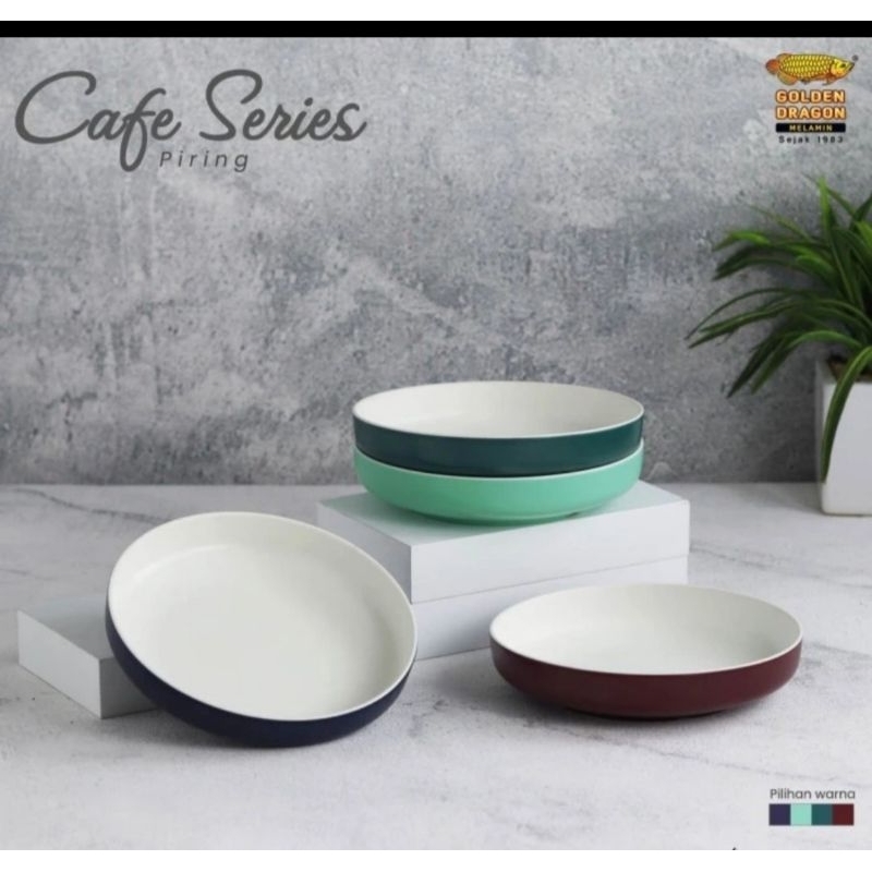 Piring Salad Cafe Series PGD06C5 PGD09C5 Piring Pasta PGD07C2 Melamin Golden Dragon