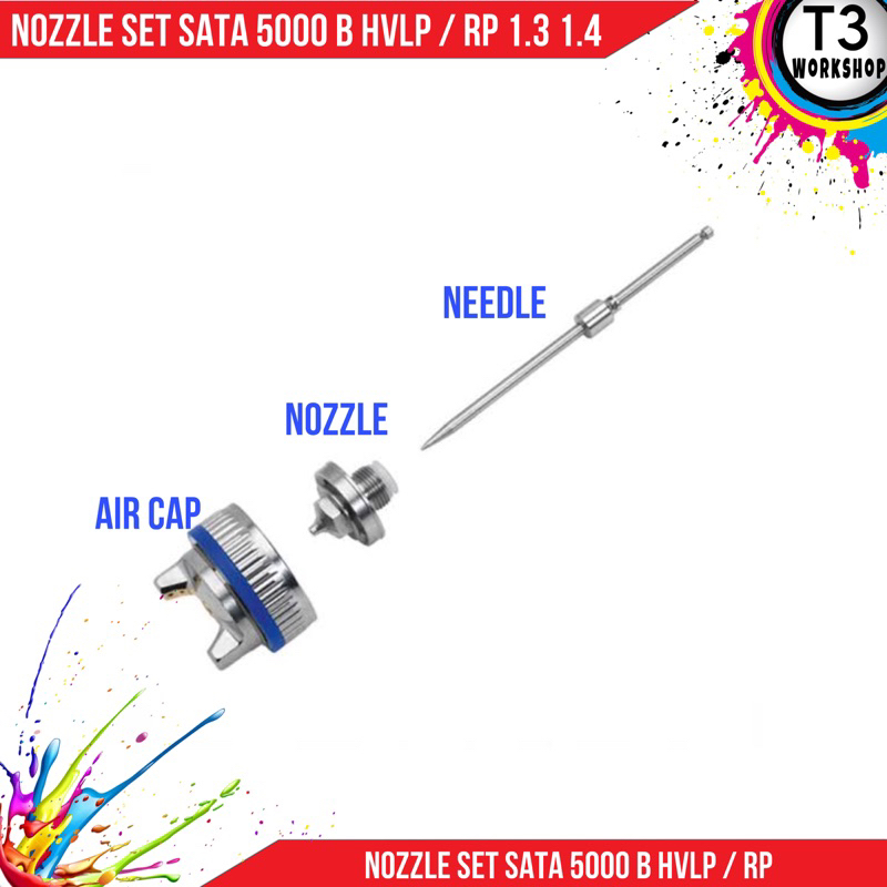 Nozzle sata jet 5000 spraygun HVLP / RP 1.3 / 1.4 Original