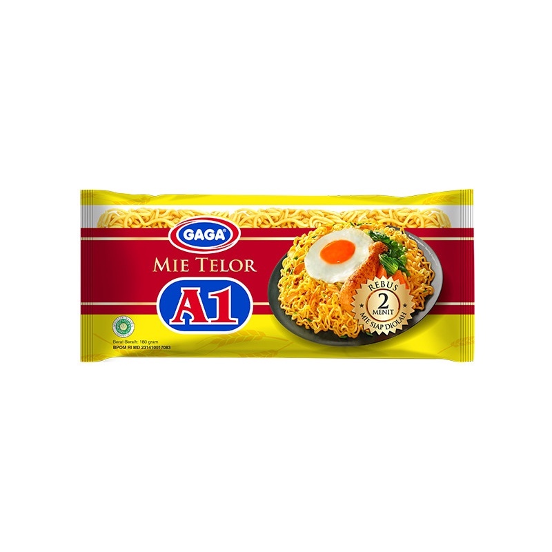 

Gaga Mie Telor A1 Kuning 180gr Mi Kering