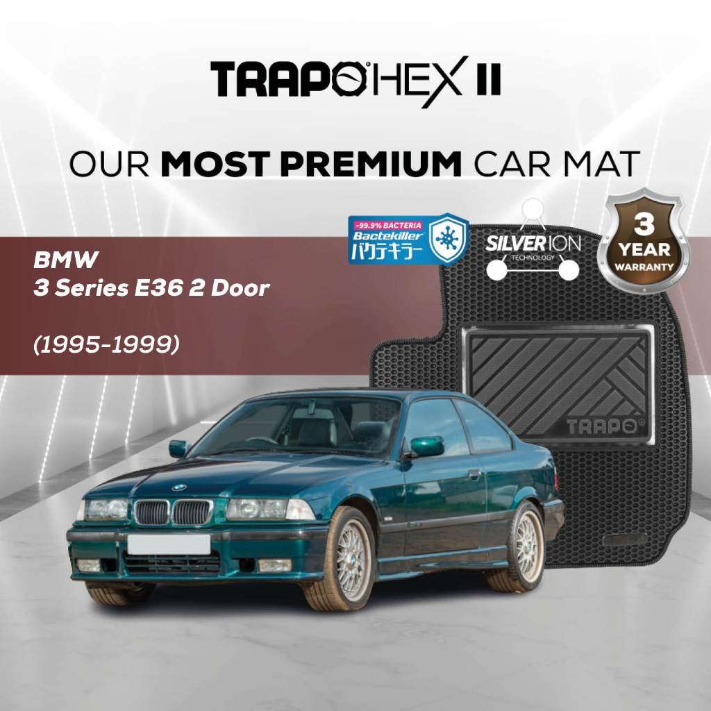 Karpet Mobil Trapo Hex II BMW 3 Series E36 2 Door (1995-1999)