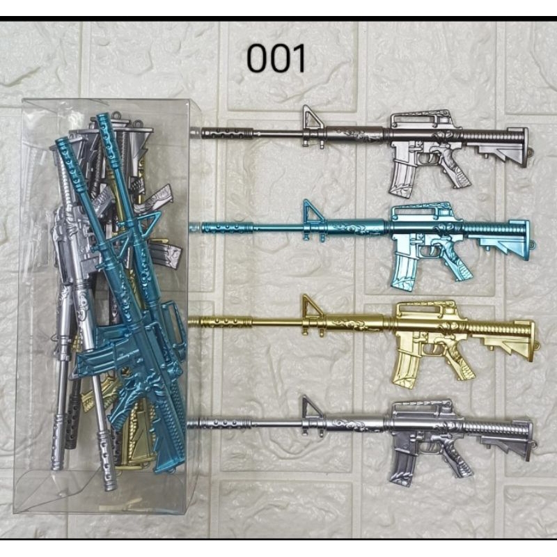 

pen gel bentuk pistol isi 12 pc