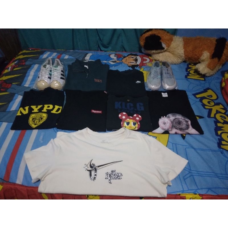 baju nike putih full tag