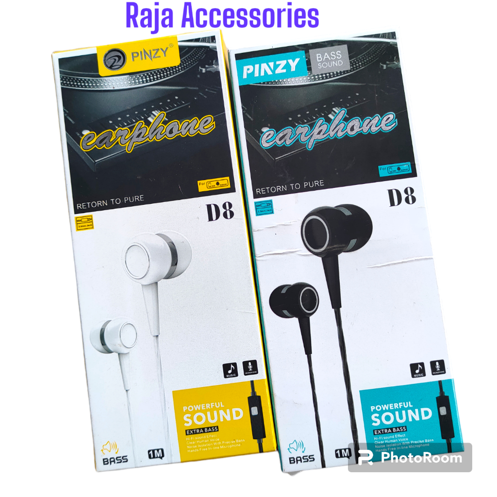 HEADSET PINZY D8 ORIGINAL BASS