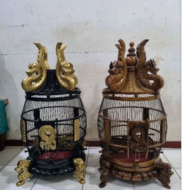 sangkar perkutut kayu jati