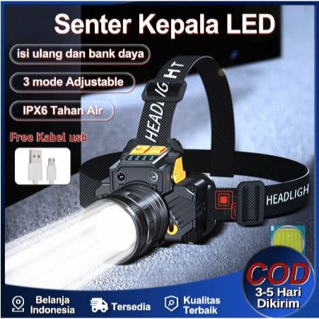Senter Kepala LED 30W_BISA COD 