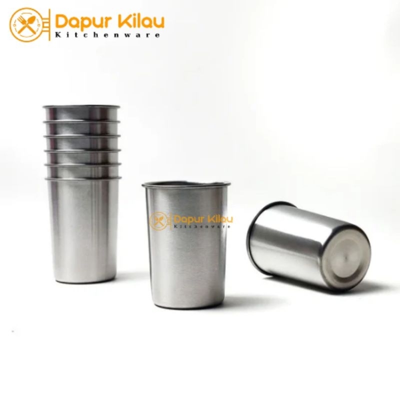Gelas Stainless Korea Single Wall Gelas Beer Bir Stainless