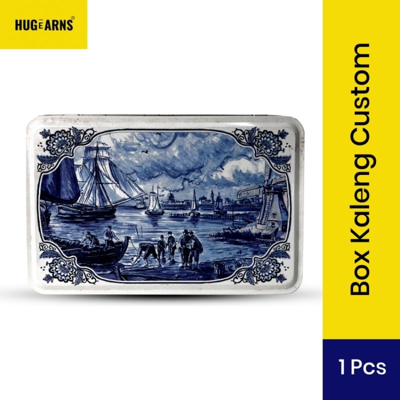 HUGeARNS - Souvenir Box Kaleng Custom Desain Corporate Gift Merchandise / Box Kaleng Custom / Kaleng