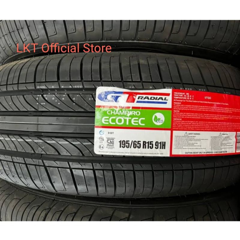 Ban Luar Mobil Merk GT Radial Ukuran 195/65 R15